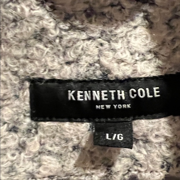 Kenneth Cole Women's Gray Textured Coat - Picture 3 of 7